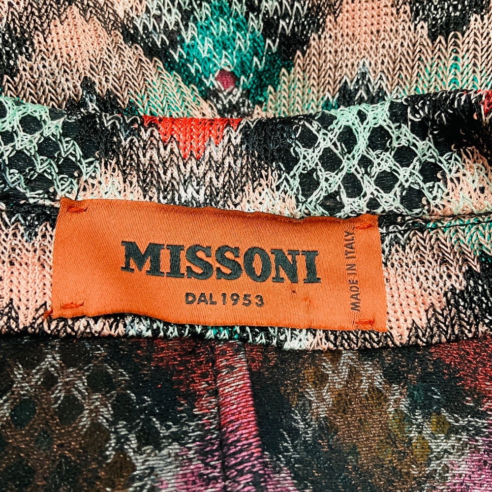 MISSONI MULTI ZIG ZAG KNIT JACKET - image 4